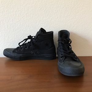 Converse Black Hight Tops with Lunarlon Soles